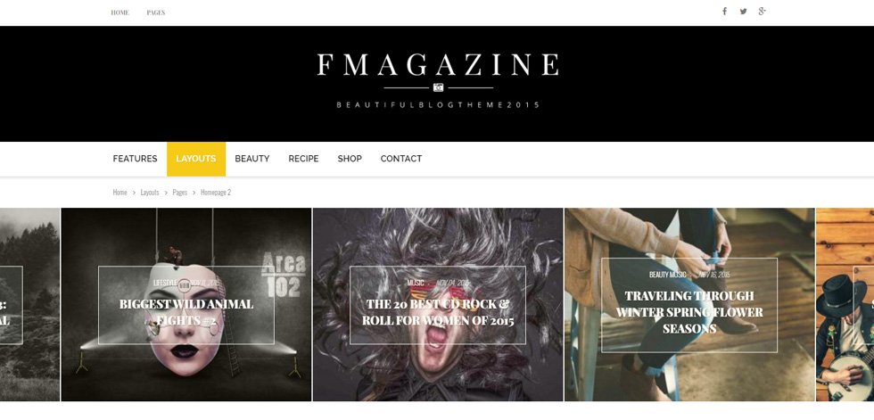 Home page