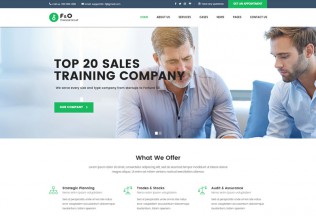 F&O – Premium Responsive Consultant Finance HTML5 Templates