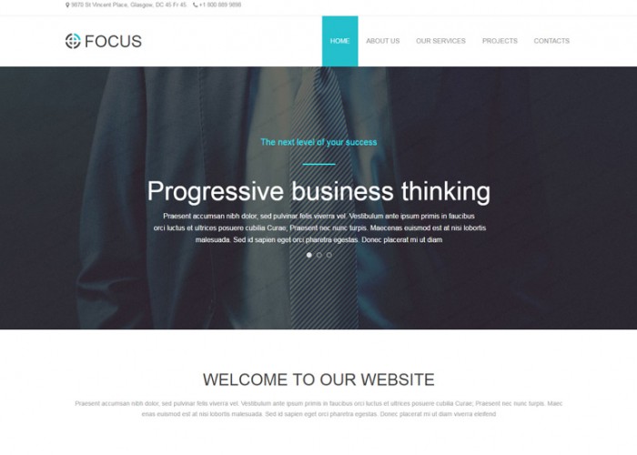 Focus – Premium Business Muse Template
