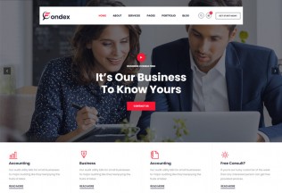 Fondex – Premium Responsive Finance Consulting HTML5 Template