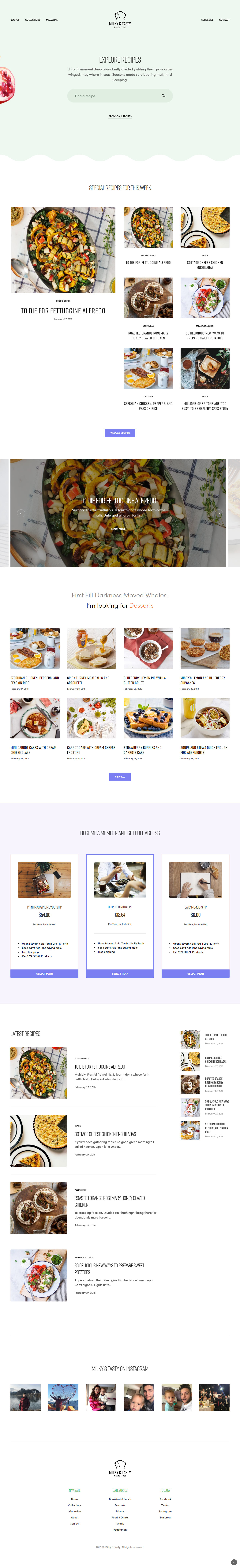 Revolution Food WordPress Themes
