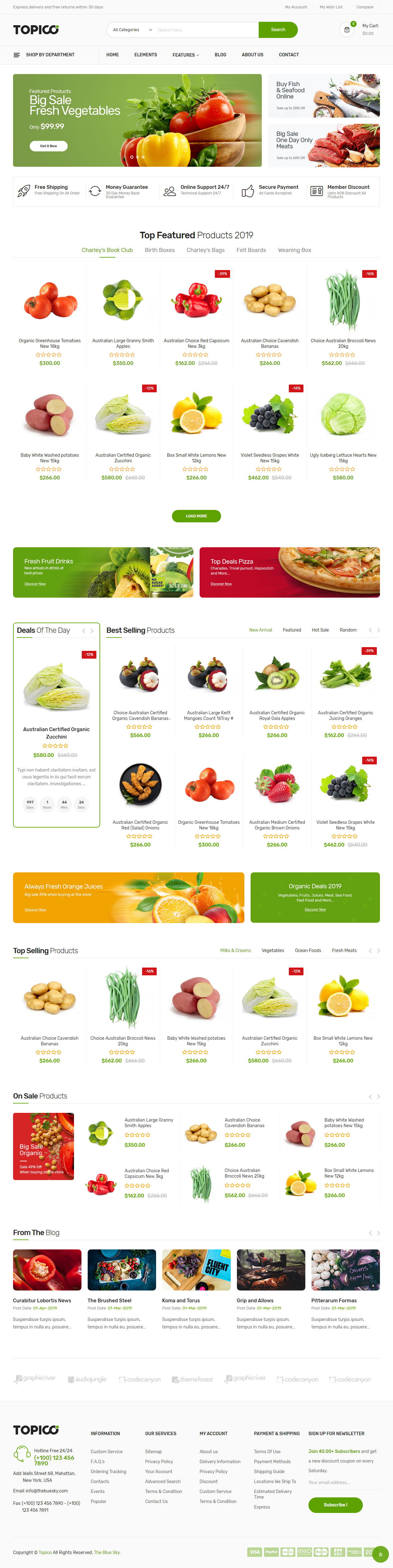 Topico Magento Food Themes