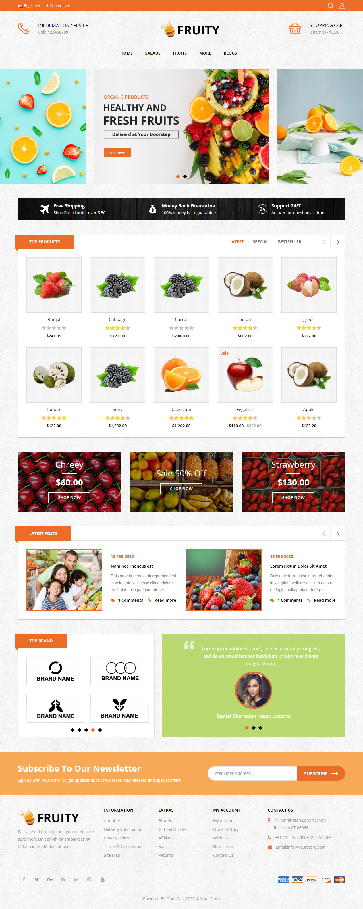 MixBucket Opencart Food Theme