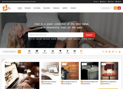 Best Responsive Pinterest Clone Themes and Templates in 2015