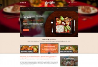 Forkbite – Premium Responsive Food Recipe and Restaurant theme