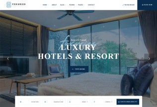Foxuries – Premium Responsive Resort & Hotel WordPress Theme