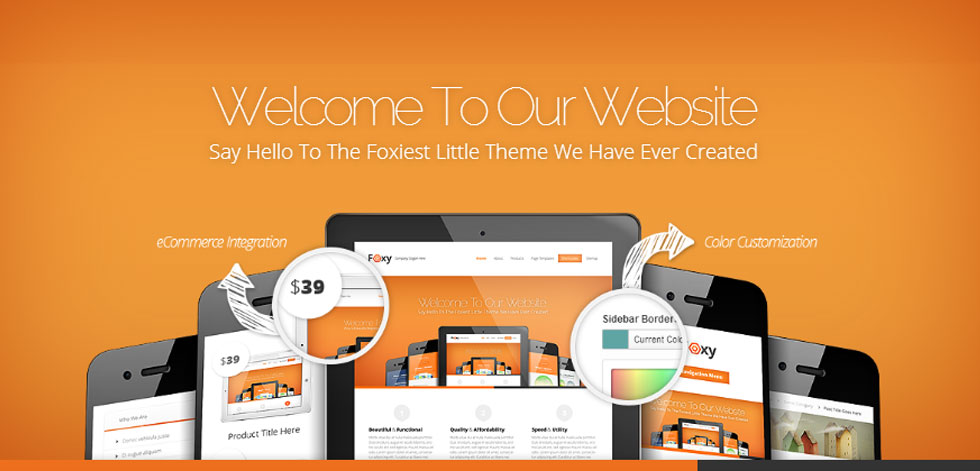 Welcome screen