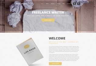 Freelance Writer – Premium Responsive Drupal Template