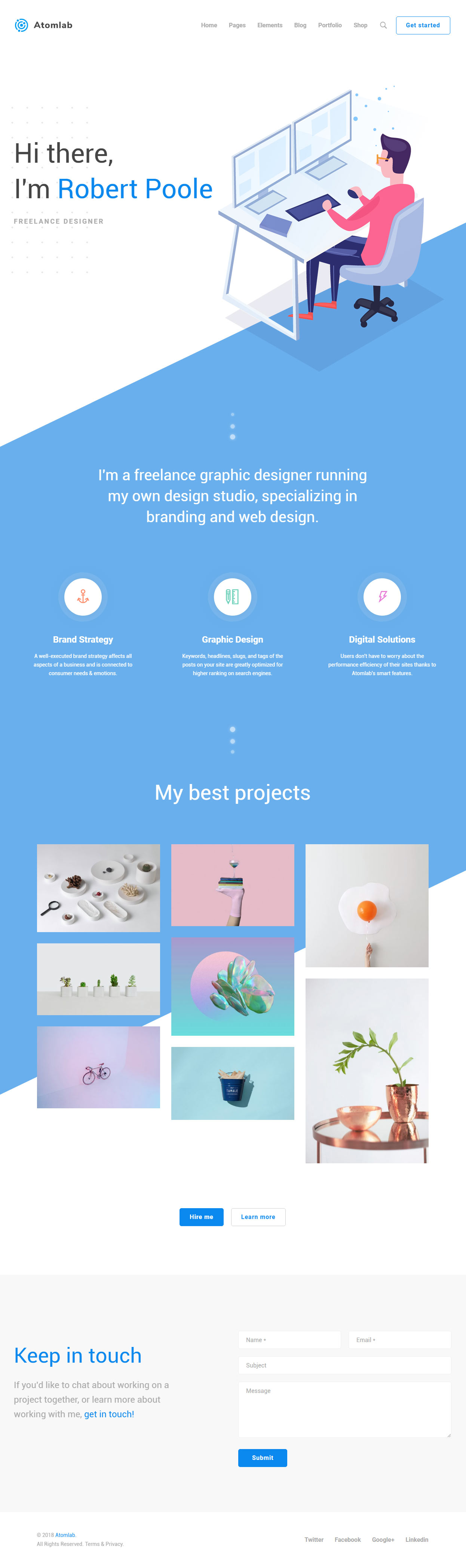 Atomlab Freelance WordPress Themes