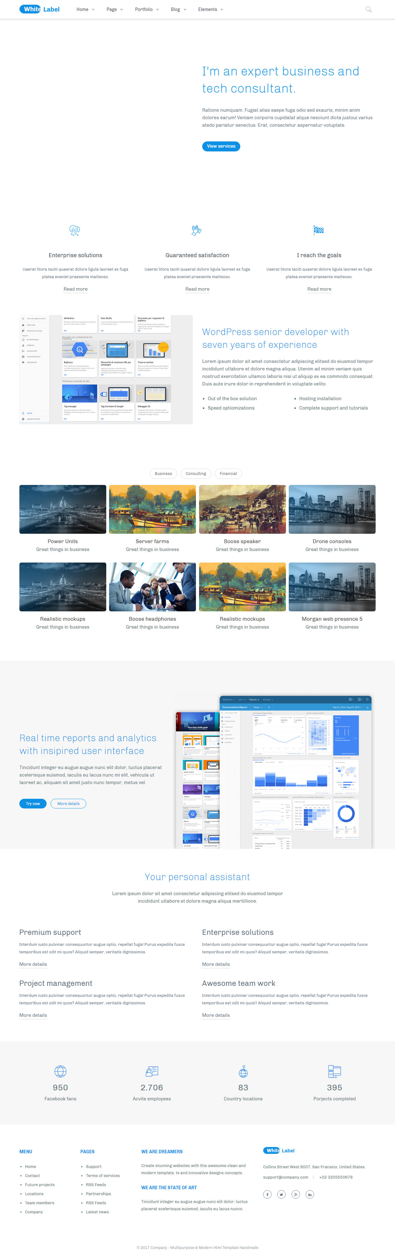White Label Drupal Freelancer Theme