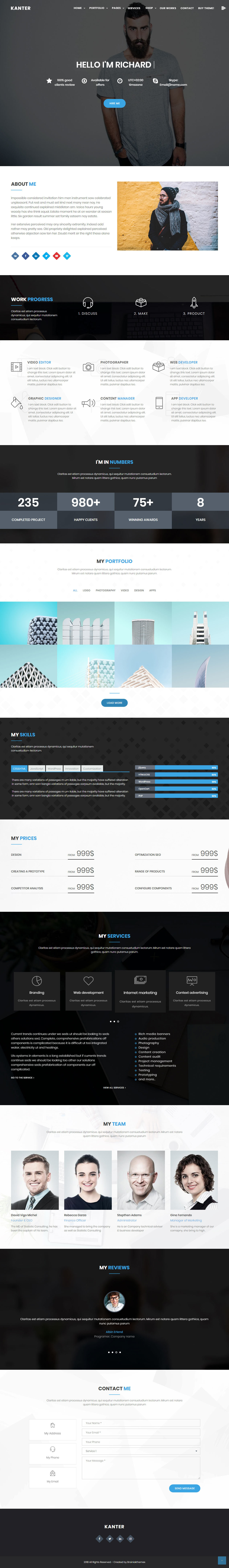 Kanter Freelance WordPress Themes