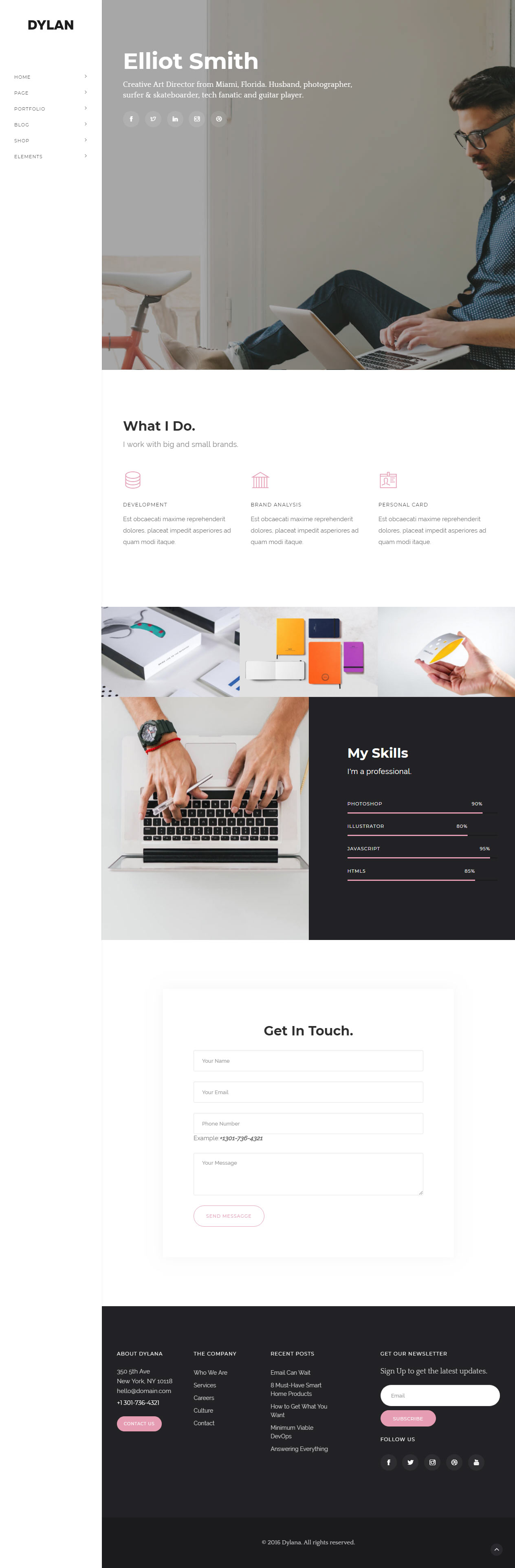 Dylan Drupal Freelancer Theme