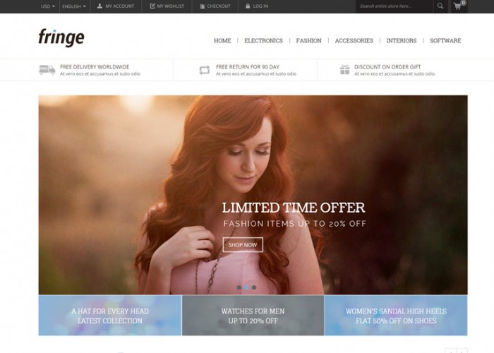 Fringe – Premium Responsive Magento Theme