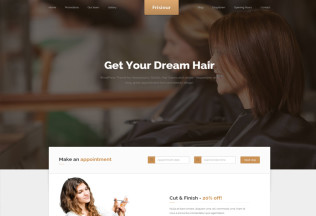 Frisieur – Premium Responsive WordPress Theme for Hair salons