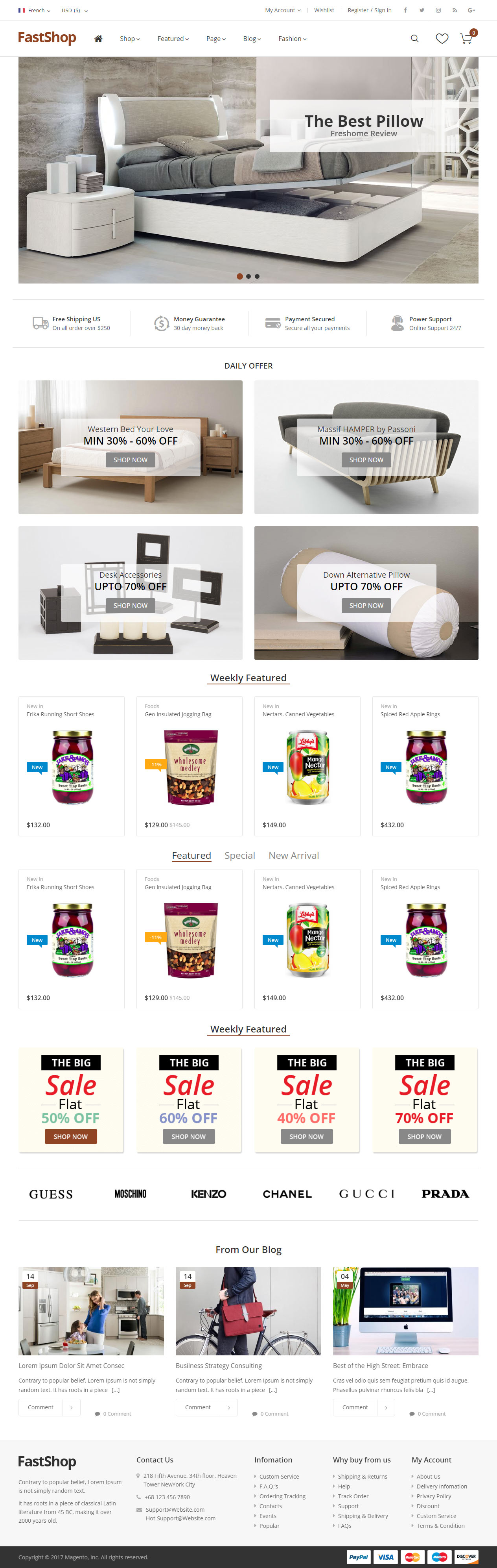 FastShop Magento Furniture Themes