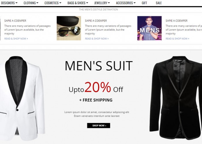 Gala Mr.Handsome – Premium Full Responsive Magento Fashion Theme