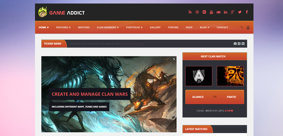 Home page