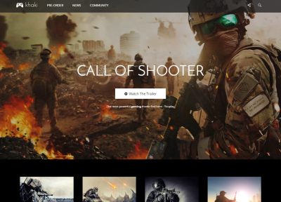 Best HTML Gaming Website Templates 2016
