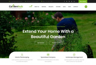 Garden HUB – Premium Responsive Gardening & Landscaping HTML Template