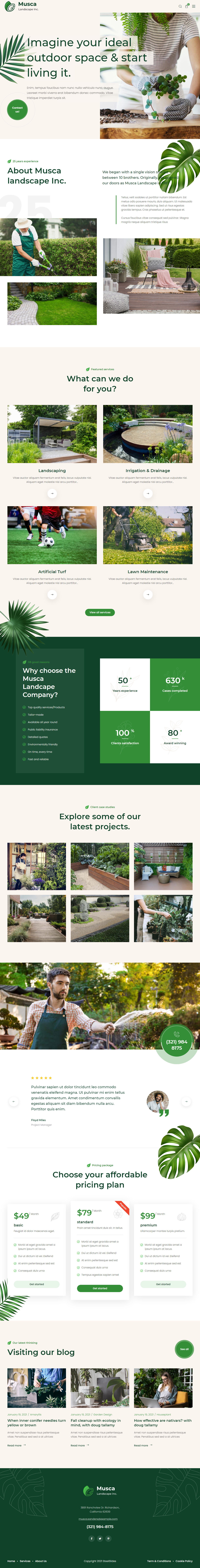 Musca WordPress Garden Theme
