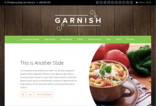 Garnish – Premium Responsive Restaurants WordPress Theme