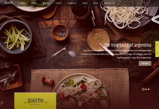 Gaucho – Premium Responsive Food and Restaurant HTML5 Template