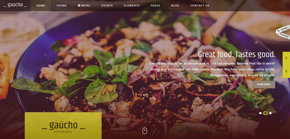 Home page