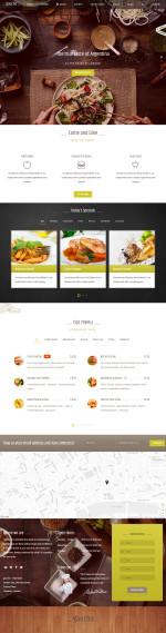 Best Responsive Restaurant Joomla Templates in 2015