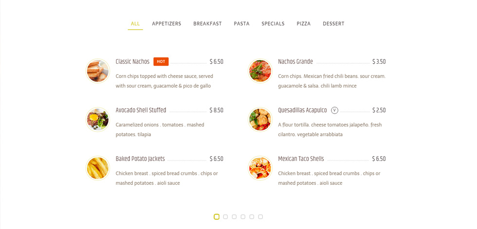 Food Menu