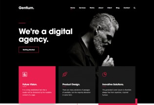 Gentium – Premium Responsive Digital Agency WordPress Theme