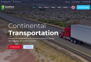 Geoport – Premium Responsive Transport & Logistics WordPress Theme
