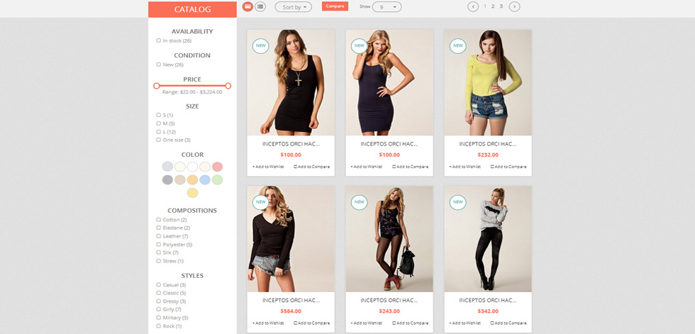 Category page