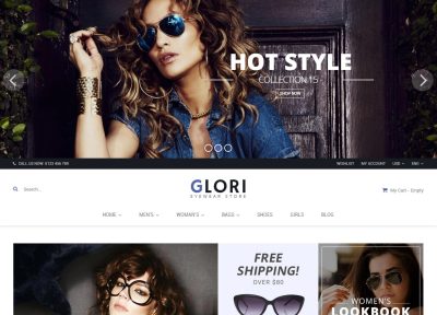 Best Responsive Glasses Store Prestashop Themes in 2015