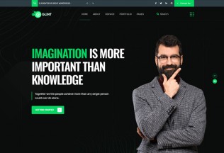 Glint – Premium Responsive Personal Portfolio HTML5 Template