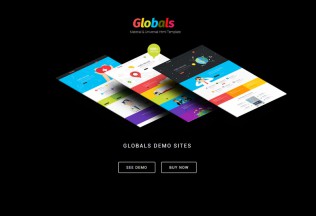 Globals – Premium Responsive Material & Bootstrap HTML5 Template