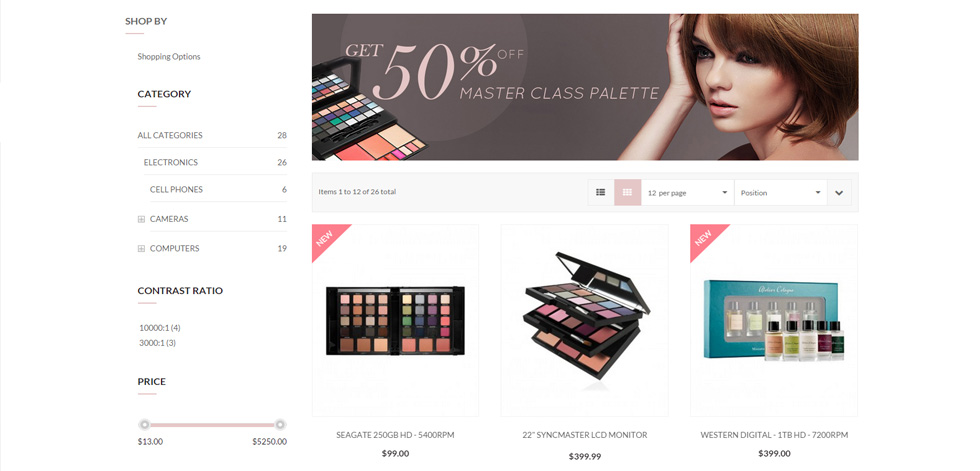 Category page