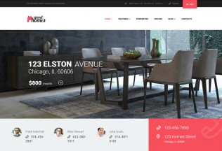 Good Homes – Premium Responsive Real Estate WordPress Theme