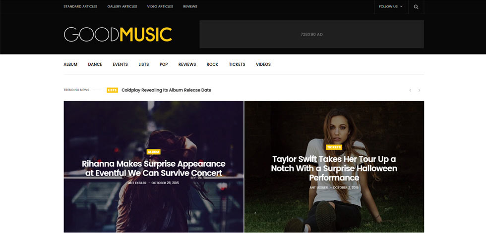 Home page