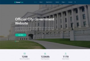 GoverFree – Premium Responsive Government HTML5 Template