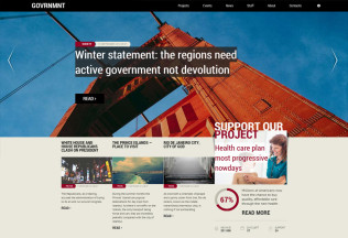 Government – Premium Responsive Political HTML5 Template