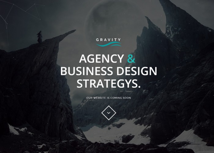 Gravity – Premium Responsive Coming Soon Under Construction HTML5 Template