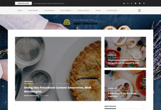 Great Magazine – Premium Responsive Magazine News Drupal 8 Theme