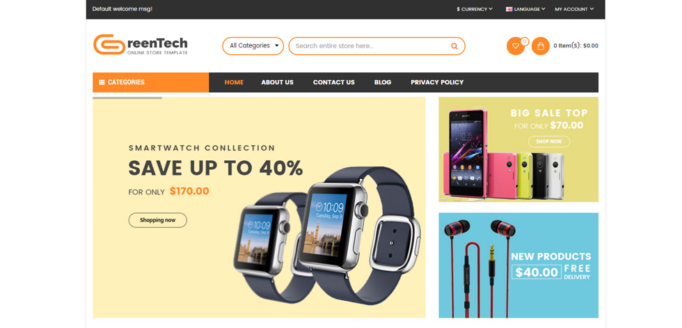 Home page