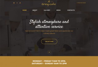 Greig Cafe – Premium Responisve HTML5 Template
