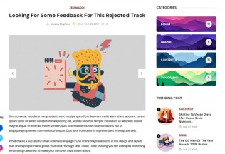 Gute – Premium Responsive Minimalist Blog HTML5 Template