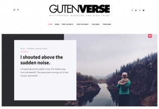 GutenVerse – Premium Responsive Magazine and Blog WordPress Theme