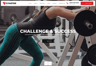 Gymster – Premium Responsive Fitness & Gym WordPress Theme