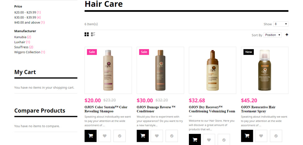 Category Page