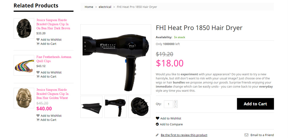 Product Page