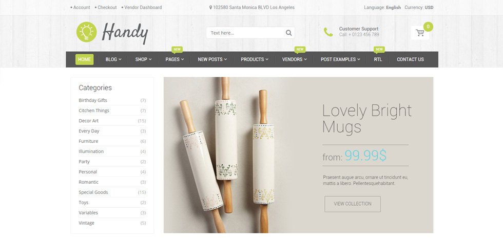 Home page